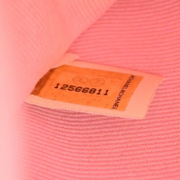 CHANEL CC Logo Cruise Line Miami Shoulder Tote Bag Canvas White - Picture 12 of 16